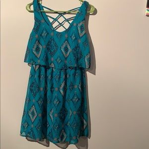 Tribal print dress